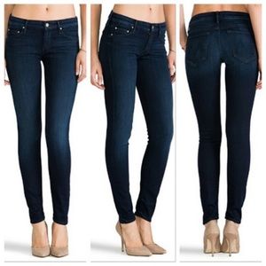 Mother The Looker crop The Missing Hour dark wash designer 24 skinny staple